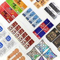 Autocollants de logo découpés à la forme, durables, autocollants blancs imperméables, étiquettes d'emballage personnalisées, résistants aux UV, faciles à décoller