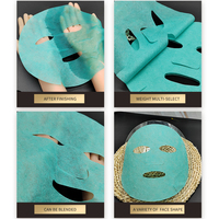 Masque facial en feuille Proyons CFD35 35g en fibres de dendrobine, résistant à la déformation, pour salon de beauté, contrôle du sébum, 220x200mm, pour soins de la peau