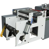 Machine de découpe et de pliage à plat à double station YS-350G, fixation magnétique des plaques, informatisée, haute productivité, alimentation par feuilles 380V