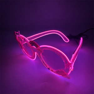 RICHSHINING 2025 Nouveau Design Lunettes LED Contrôle de la Musique <span class=keywords><strong>Licorne</strong></span> Arc-en-ciel LED Lunettes Lumineuses Brillant dans le Noir pour la Décoration de Fête - Product Image 6