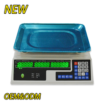 Balance de pesage numérique électronique BEI-CHEN BC-879 avec affichage LED, capacité de 40 kg, matériau ABS + métal, personnalisation OEM/ODM, garantie 1 an