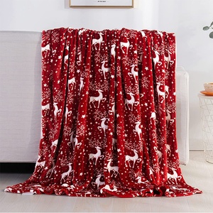 <span class=keywords><strong>Couverture</strong></span> de Noël Imprimée en Flanelle Épaisse pour l'Hiver, Style <span class=keywords><strong>Pull</strong></span> de Noël Idéal pour la Sieste - Product Image 6