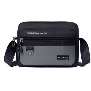 Nouvelle collection pour hommes : Sac bandoulière horizontal décontracté, élégant et minimaliste, avec rangements multiples, idéal pour les affaires - Product Image 1