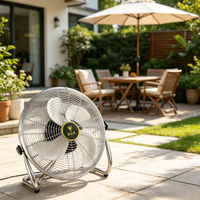 Ventilateur de ventilation à inverseur multi-tailles, moteur 100 % cuivre, 140 W haute puissance, oscillant, 9 vitesses, pour extérieur et usage domestique