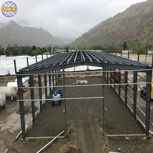 Structure de charpente en acier robuste résistante au vent pour entrepôt logistique moderne - Product Image 1