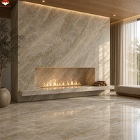 Grande dalle de quartzite Taj Mahal naturel moderne pour plan de travail de cuisine, îlot, lavabo de salle de bain, sol de chambre, mur de cheminée, hall d'hôtel