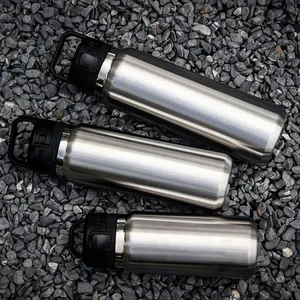 Hot Sale Double Wall Water Bottle Stainless Steel Vacuum Flask With Flip And Lid