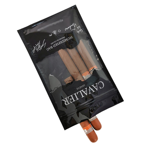 Nuevo diseño Zip Lock Cigar Travel Humidor Bag a prueba de humedad con mejores características de almacenamiento de cigarros <span class=keywords><strong>Boveda</strong></span> - Product Image 6