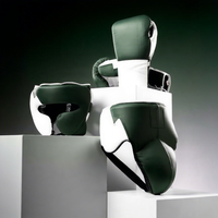 Ensemble de boxe Fly de haute qualité en gros, kit de boxe Fly professionnel en cuir véritable, ensemble de sparring Fly personnalisé