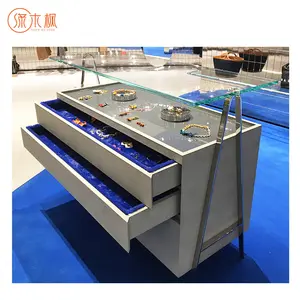 Wholesale High-Quality Jewelry Glass Showcase Modern Jewelry Glass Cabinet Display Case From China