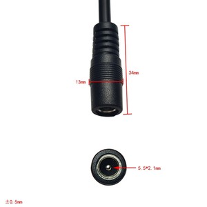 สายเคเบิล XT60 ตัวเมีย ต่อกับ DC5521 ตัวเมีย |   โมเดล RC และสายอะแดปเตอร์แปลงไฟแบตเตอรี่ LED - Product Image 2