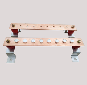 Tinh khiết đồng dẫn điện thanh cái Dải Nickel-plated nhiệt co lại ống vuông cách điện thanh cái-cung cấp chế biến uốn - Product Image 3