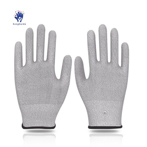 Silver Fibre Conductive Gloves Rehabilitation <strong>Physiotherapy</strong> <strong>Electrotherapy</strong> Gloves - Product Image 1