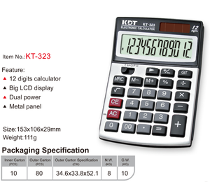 थोक कस्टम डेस्कटॉप डिजिटल इलेक्ट्रॉनिक कैलकुलेटर प्लास्टिक बिजली स्रोत स्कूल और कैलेंडर उपयोग के लिए - Product Image 2