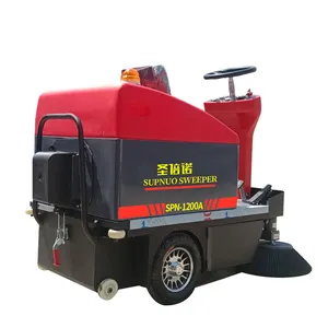 High Quality SBN-1200A Electric Surface Road Cleaner Drivable Floor Sweeper For Outdoor Area With CE