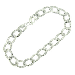 Diamond-encrusted Oval Necklace, Women's Light Luxury Fashion Suit, Neck Chain, Collarbone Chain. Tanjing Fashion - Product Image 5