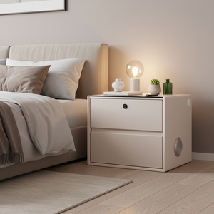 Mesa de Noche Inteligente con Carga USB y Luz LED, Fácil Instalación, Buen Precio, Ideal <span class=keywords><strong>para</strong></span> Muebles de Dormitorio de Alta Gama - Product Image 1