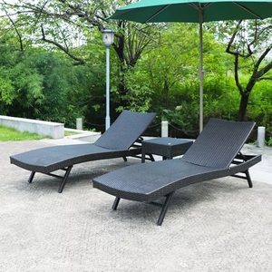 Blanc en plastique aluminium osier rotin canapé <span class=keywords><strong>banc</strong></span> chaise longue <span class=keywords><strong>piscine</strong></span> soleil chaises de salon - Product Image 5