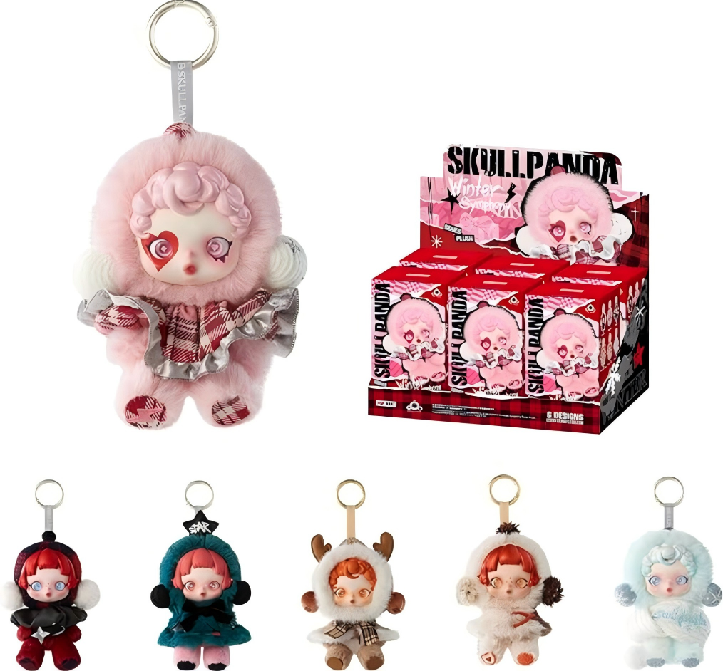 SKULLPANDA Winter Symphony Series Plush     6 Boxes/Set