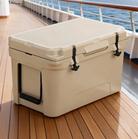 Glacière rotomoulée en PE 45QT, grande capacité, isotherme, étanche, antidérapante, durable, moderne, avec logo personnalisé