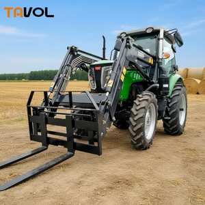 Tracteur agricole 4x4 de bonne qualité avec cabine, boîte de vitesses à navette et chargeur frontal, fabriqué en Chine - Product Image 5