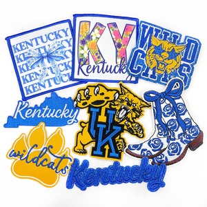 Parches Bordados Termoadhesivos <span class=keywords><strong>de</strong></span> los Kentucky Wildcats, Insignias Bordadas para Ropa, Gorras, Zapatos, Bolsos, Parche Personalizado para Coser - Product Image 1