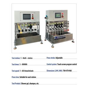 Tampa De Gel De Chuveiro Máquina De Teste De Imprensa Tampa De Garrafa De Lavagem Do Corpo Imprensa Testador Dispensador De Bomba Cap Press Equipamento De Teste - Product Image 4