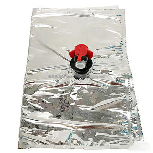 Sac d'emballage VMPET de qualité alimentaire 220L, grand sac thermoscellable en boîte avec bouchon aseptique pour boissons, confitures, aliments liquides - Product Image 1