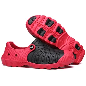 Men's large size outdoor use breathable light weight EVA material hole sandals