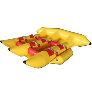 Jeu de sports nautiques de qualité commerciale, <span class=keywords><strong>tube</strong></span> gonflable double ou triple pour la pêche en apnée, design de sécurité étanche - Product Image 2