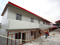Maisons modulaires japonaises à faible coût, type T, maisons pliables préfabriquées, mini-hôtel, 2 chambres, type K, maison modulaire, maison en T