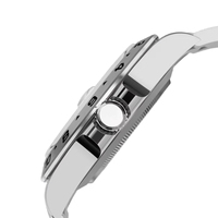 Montre mécanique automatique pour homme HANNAH MARTIN avec verre saphir, mouvement automatique, logo personnalisé, acier inoxydable