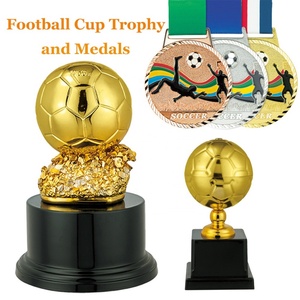 Manufacturers Wholesale 3D Trophi Metal Award Sports Gold Medal Custom Football <b>Cup</b> Trophy and Medals - Product Image 2