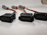 Adaptateur de connecteur Deutsch DT vers AMP 4 broches, faisceau de câblage étanche de 15 cm pour machines agricoles, camions et équipements lourds