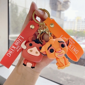 Mới đến Simba 3D Keychain phim hoạt hình dễ thương Simba Móc chìa khóa PVC sư tử Vua Keychain cho túi xe mặt dây chuyền - Product Image 4