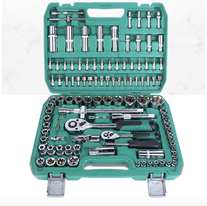 108 mảnh herramientas tự động sửa chữa cờ lê Ratchet cờ lê thép xe công cụ tự làm Ô tô cơ khí nhà công cụ Kit thiết lập - Product Image 1