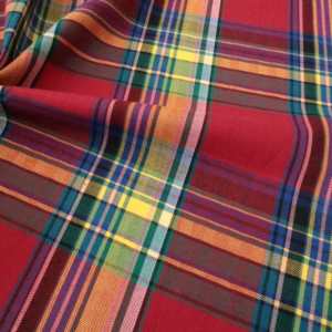 32/S 100% algodón escocés Check Plaid tela transpirable hilo teñido para <span class=keywords><strong>camisa</strong></span> Textiles para el hogar zapatos-para niños niñas niños en Stock - Product Image 5