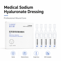 Fabrieksdirect groothandel verpakte hyaluronzuur serum, revitaliseert de huidbasis bij oppervlakkige wonden, ultra hydratatie