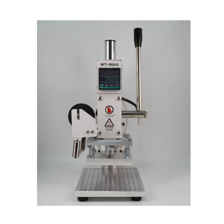 Mini Manual Hot Foil Embossing Press Logo Branding Stamp Machine for Leather Paper Card CE Heavy Duty · image 6