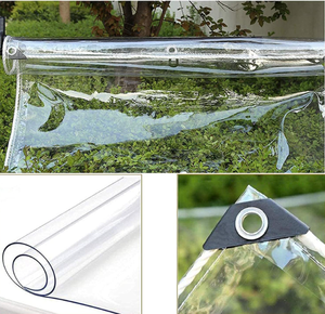 Bâche en PVC transparent résistant, tissée, imperméable, résistante aux UV, pour voiture et terrasse - Product Image 5