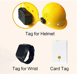 Uwb टैग कर्मचारी आईडी कार्ड रिस्टबैंड पैदल यात्री अलर्ट सिस्टम के लिए धातु सामग्री सामाजिक निकटता की याद दिलाता है - Product Image 6