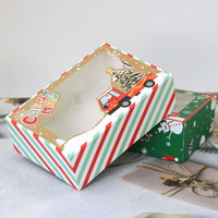 Boîte d'emballage alimentaire personnalisée Décoration de Noël Logo Emballage de luxe Boîte cadeau Boîte à bonbons