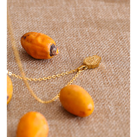 Collier pendentif chou en métal JINYOU 1044, motif dessin animé mignon, bijoux en acier inoxydable, chaîne plaquée or, étanche