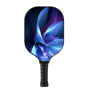 初心者向けのポータブル軽量ピックルボールトレーニングラケット、子供や青少年向けのシンプルなグラスファイバーデザイン、ハニカムコア付き - Product Image 5