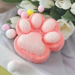 ของเล่นบีบแมวน่ารักแบบขายส่ง ของเล่นบีบเจลโมจิซิลิกาเจลแบบค่อยๆคืนตัว ของเล่นบีบอุ้งเท้าแมวขนาดใหญ่ ของเล่นบีบต้าบา - Product Image 2