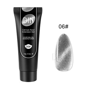 BIN-Kits <span class=keywords><strong>de</strong></span> Gel UV para <span class=keywords><strong>uñas</strong></span>, etiqueta privada OEM, juego <span class=keywords><strong>de</strong></span> pegamento acrílico barato, esmalte <span class=keywords><strong>de</strong></span> <span class=keywords><strong>uñas</strong></span> <span class=keywords><strong>de</strong></span> ojo <span class=keywords><strong>de</strong></span> gato, Gel <span class=keywords><strong>de</strong></span> extensión Acrílico - Product Image 4