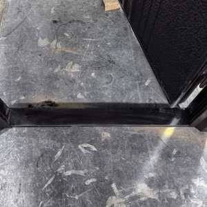 TECHTOP Indian-inspired Double <strong>Door</strong> Main Entrance Iron Security Home Gate <strong>Pooja</strong> Room Living Room Swing Open Style Lock Hardware - Product Image 2