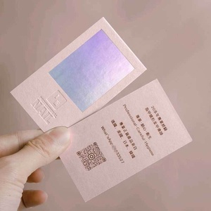 Luxury Rectangular Business Cards Art <b>Paper</b> Hot Stamping Eco-Friendly Recycled <b>Biodegradable</b> Customizable for Business Promotion - Product Image 1