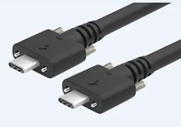 Kabel Data Braided Tipe C 100W Grosir, Pengisian Cepat 5A, Kompatibel USB, untuk Komputer, Scanner, Power Bank, Kamera, Earphone, PD, Screw