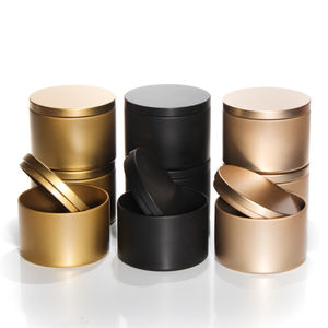 Bocaux à bougie à base de plantes 8Oz avec couvercle <span class=keywords><strong>en</strong></span> métal, bon marché - Product Image 5